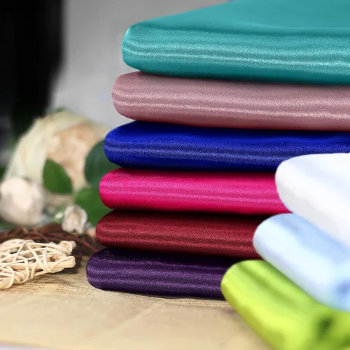 Miniatura 5 de The Yard - Tela de satén suave y sedosa de 1 yarda de 60 pulgadas de ancho, tela sólida para vestidos de novia, costura, manualidades, decoraciones
