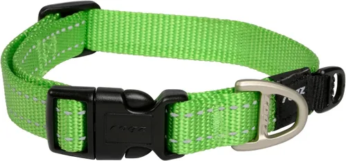 Miniatura 15 de Collar reflectante para perros medianos, ajustable de 12 a 17 pulgadas, color negro