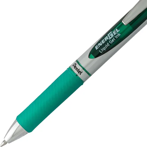 Miniatura 4 de Pentel EnerGel RTX - Bolígrafo de gel líquido retráctil, (¹/₃₂ pulgadas) línea mediana, punta de metal, tinta de colores surtidos, paquete de 10