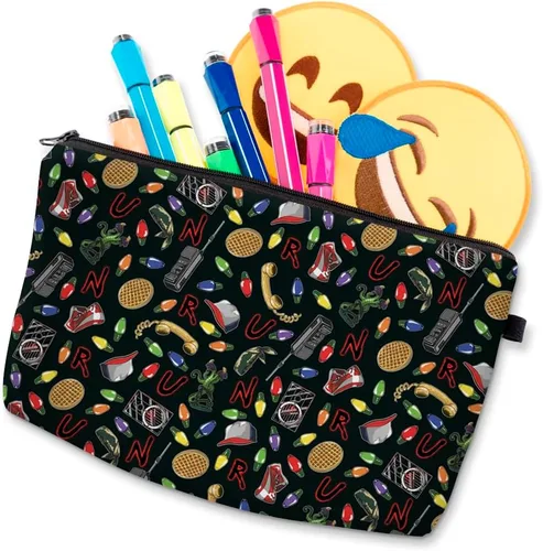 Miniatura 6 de MINAZIS Stranger - Mochila con cordón y bolsa multifuncional, bolsa de gimnasio deportiva, Negro -, Bolsa con cordón