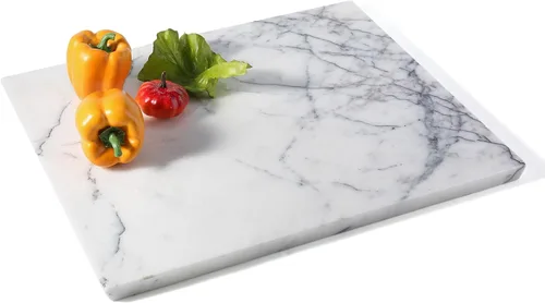 Miniatura 12 de Tabla de cortar de granito Koville para cocina, tabla de queso de losa de mármol grande de 16x12 pulgadas, tabla de servir rectangular para hornear