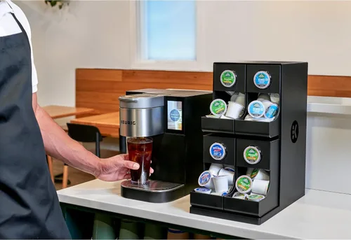Miniatura 11 de Keurig K-2550 - Cafetera de una sola porción para empresas medianas, plomada, plata/negro