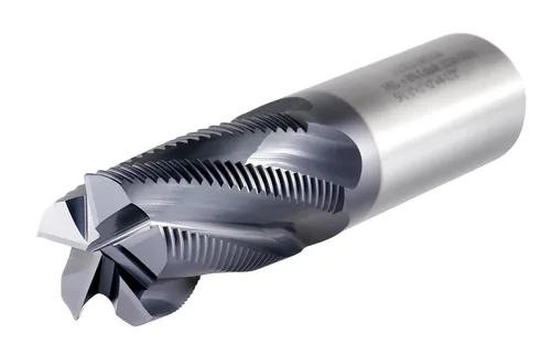 Miniatura 5 de Accusize Industrial Tools Diente fino M42 8% cobalto Tialn desbaste molino de extremo, 1 '' de diámetro, 1 '' diámetro del vástago, 2 '' longitud