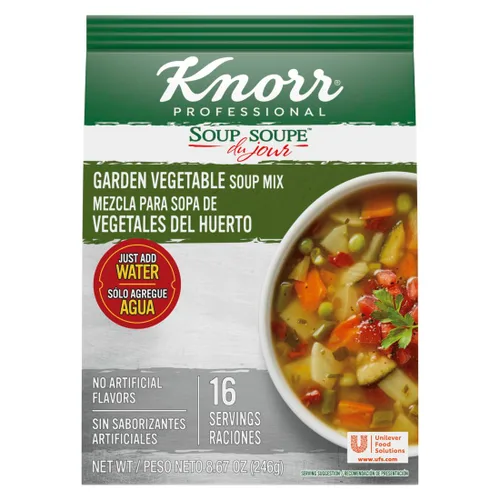 Miniatura 8 de Knorr Professional Soup du Jour - Mezcla de sopa de queso y brócoli vegetariana, sin gluten, sin MSG añadido, 0.00 oz de grasa trans por porción
