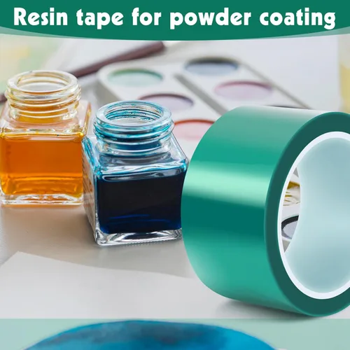 Miniatura 6 de Cinta de resina, 1.96 pulgadas × 108 pies, resistente a altas temperaturas, 428.0 °F, cintas epoxi para manualidades, joyería, mesa de río, pintura