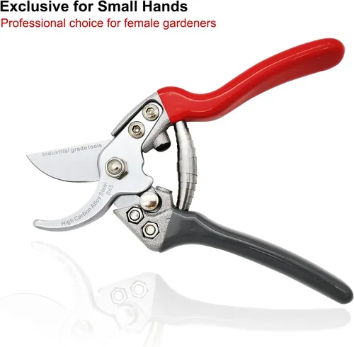 Miniatura 2 de TONMA Tijeras de Podar [Fabricadas en Japón] Tijeras Profesionales Premium de 7.5 Pulgadas para Jardín y Plantas con Mango Ergonómico, Tijeras