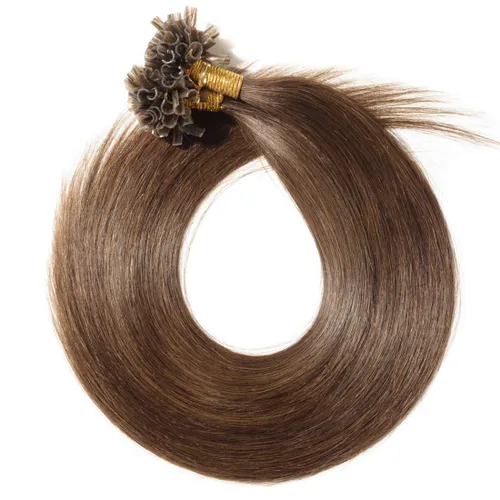 Miniatura 33 de SEGO Extensiones de cabello humano con micro cuentas, extensiones de cabello humano con micro bucle, lacio, natural, fusión fría, 1.76 oz/paquete