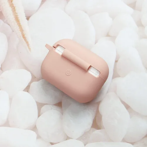 Miniatura 6 de Wonhibo Funda para Airpods Pro, bonita funda de diseño de mariposa para Airpod Pro 2019 con llavero para mujeres y niñas (rosa)