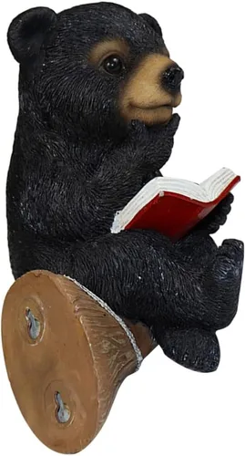 Miniatura 6 de BESPORTBLE Luz solar de oso para exteriores, luces de decoración al aire libre, luz para patio exterior, estatua solar de oso, estatua