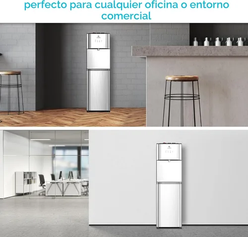Miniatura 9 de Avalon dispensador de agua refrigerada, agua sin botella, de limpiado automático y grado comercial. 3 configuraciones de temperatura. Agua caliente