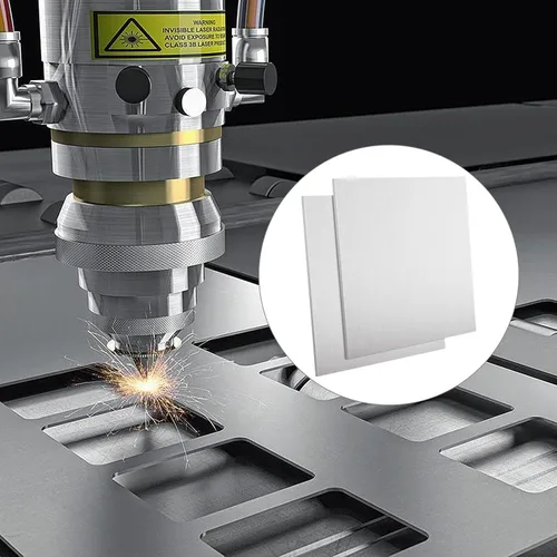 Miniatura 6 de Paquete de 2 láminas de aluminio 6061 T6 de 8 x 8 x 5/16 pulgadas, placa plana de aluminio finamente pulido y desbarbado, 0.315 pulgadas de grosor