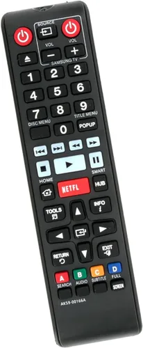 Miniatura 5 de AK59-00166A - Mando a distancia reemplazado para reproductor de discos Blu-ray Samsung BD-FM59 BD-FM59C BD-F5900 BD-F7500 BD-FM59/ZA BD-FM59C/ZA