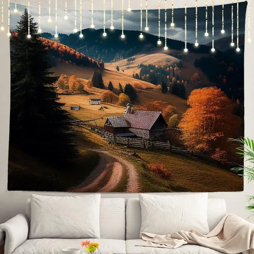 Miniatura 39 de Shrahala Beach Vacation Seaside Relaxation Tapestry, Nautical Summer Getaway Wall Hanging Hd Print Polyester Backdrop For Dorm Room Bedroom 30 X 40