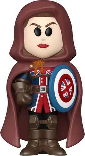 Miniatura 3 de Funko Vinilo SODA: Marvel: What if - Captain Carter - 1/6 probabilidades para variante de persecución rara - Marvel Comics - Figura de vinilo