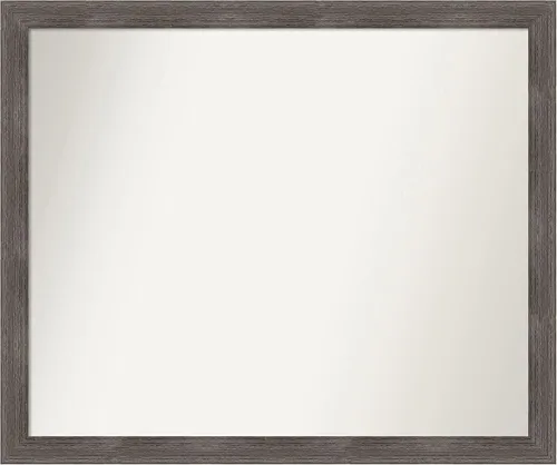 Miniatura 345 de Amanti Art Espejo personalizado, espejo de baño gris plomo a rayas, espejo de pared o espejo de tocador de baño sobre el fregadero