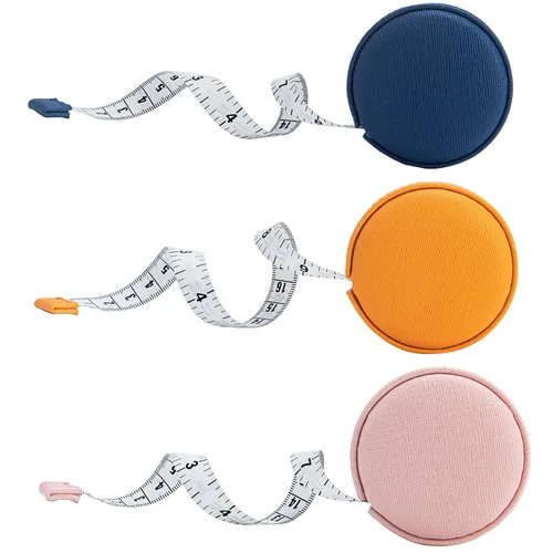 Paquete de 3 cintas métricas 9.8 ft/120 para el cuerpo de tela, cinta métrica de tela, sastres, cinta métrica de costura médica, cinta retráctil de
