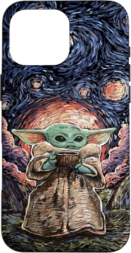 Miniatura 19 de Star Wars: The Mandalorian The Child Starry Night Style - Carcasa para iPhone 17