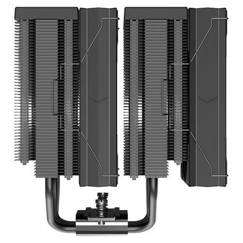 Miniatura 10 de SAMA Enfriador de aire de CPU A40 – Torre única, 1 ventilador de anillo guía silencioso, base de cobre, diseño de aleta híbrida, perfil bajo