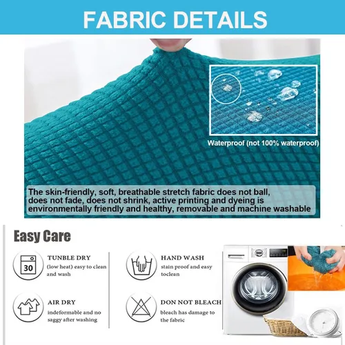 Miniatura 4 de Fundas elásticas para mecedoras con brazos y respaldo alto, para sala de estar, muebles del hogar, dormitorio, relajación, protector de silla