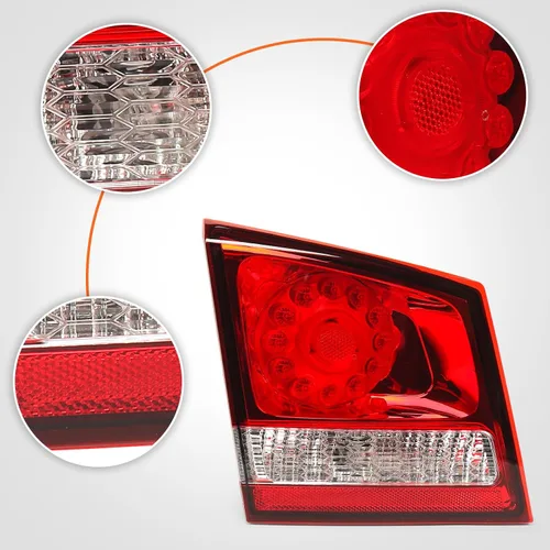 Miniatura 4 de Conjunto de luz trasera interior compatible con Dodge Journey 2011-2020 Luz trasera LED interior trasera izquierda del lado del conductor