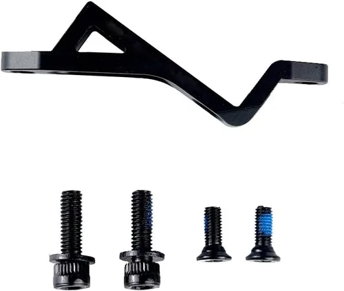 Adaptador de freno de bicicleta+0.787 in Montaje de poste a adaptador de freno de montaje plano MTB 140/160/7.087 in Aleación de aluminio Accesorios