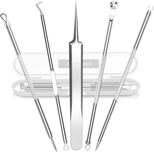 Mejor removedor de puntos negros, eliminación de imperfecciones de puntos negros, kit de eliminación de puntos blancos de acné, herramienta Color