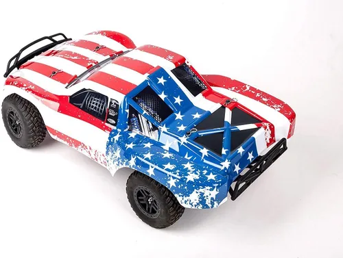 Miniatura 3 de SummitLink Compatible con bandera de cuerpo personalizado estilo estrella de repuesto para automóvil o camión RC escala 1/10 (camión no incluido)