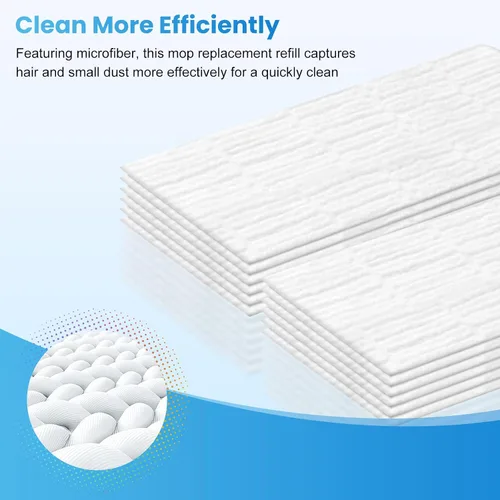 Miniatura 3 de Repuestos de tela seca XL compatibles con Swiffer Sweeper XL, 100 unidades 100 Dry Floor Cloths, XL Size, For Pet Hair Dust and Dirt, Hardwood