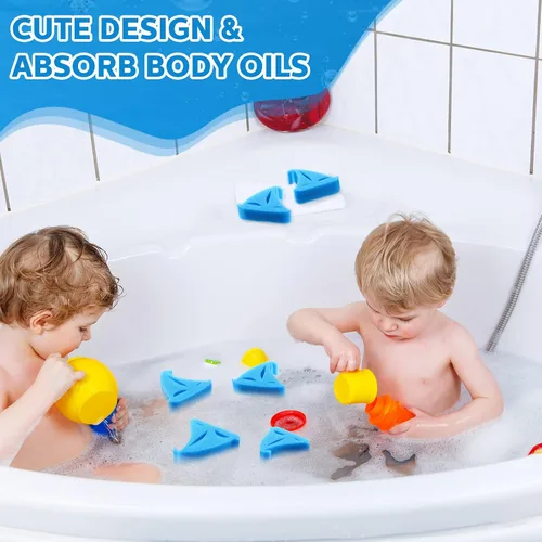 Miniatura 6 de Patelai Paquete de 40 esponjas absorbentes de aceite para bañera de hidromasaje, accesorios para spa, bañera, piscina al aire libre (estilo barco)
