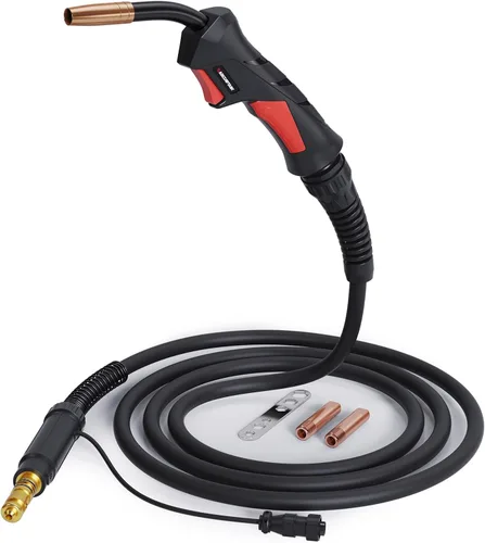 Miniatura 8 de ARCCAPTAIN Para Lincoln Magnum 100L MIG Pistola de soldadura Antorcha Stringer 100Amp 10 pies (9.8 ft) Reemplazo K530-5 k530 MIG Pistola y cable