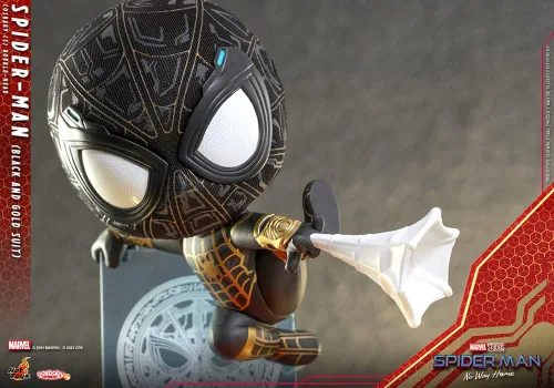 Miniatura 3 de Spider-Man: No Way Home - Traje negro y dorado de Spider-Man Cosbaby