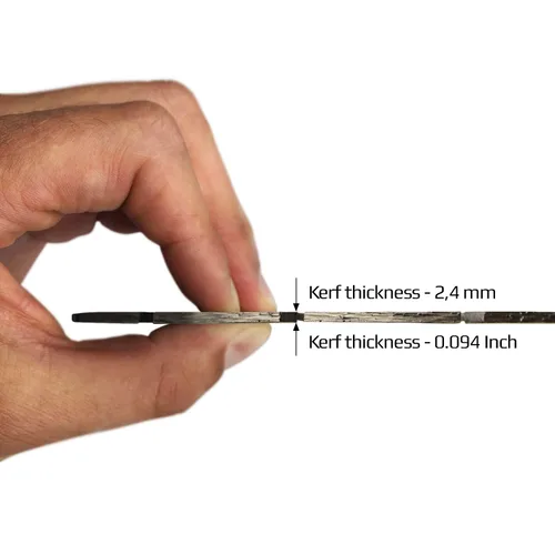 Miniatura 3 de Hojas de sierra de 7 pulgadas para amoladora angular — Rueda de corte de diamante para cortar piedra, mármol, granito, ladrillo, mampostería