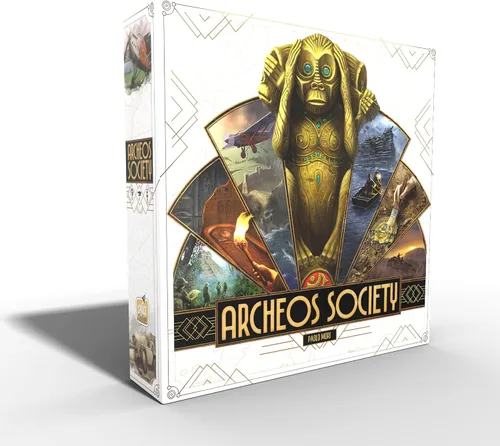 Asmodee Archeos Society - Juego de mesa de estrategia temática de arqueología, emocionante exploración y aventura para niños y adultos, mayores de