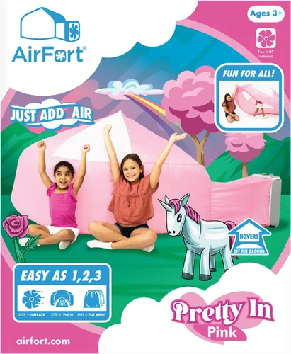 Miniatura 2 de El Original Patentado AirFort - Construye Un Fuerte en 30 Segundos, Fuerte Inflable para Niños, Tienda de Juegos para 3-14 Años, Un Playhouse Donde