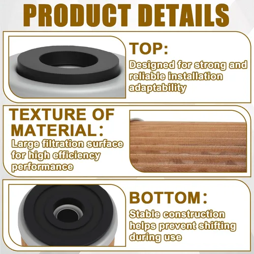 Miniatura 4 de KN142 - Filtro de aceite compatible con Yamaha YFM350 YFP350 YFM350X Warrior YFM350FW YFM400 Big Bear Wolverine YZ426F YZ250 YZ400F Reemplazar HF142