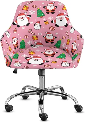 Miniatura 9 de Funda para sillón de invierno con diseño de muñeco de nieve, funda suave para silla de computadora, forro elástico para silla de escritorio, diseño