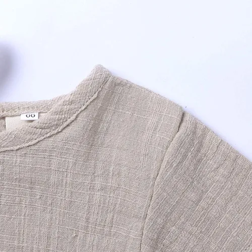Miniatura 3 de MYGBCPJS Conjunto de 2 piezas de camiseta + pantalones cortos de algodón de manga corta para bebés niños y niñas