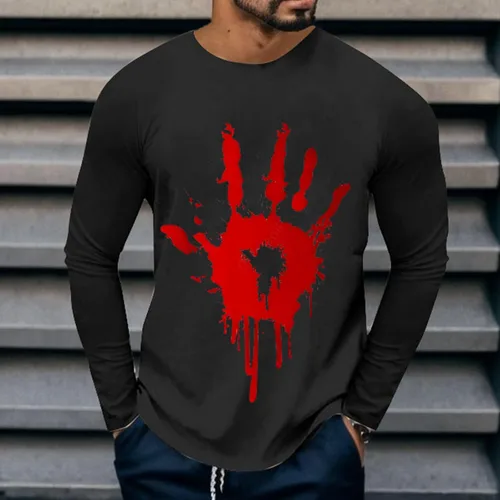 Miniatura 4 de Men's T Shirts Breathable Crew Neck Long Sleeve Regular Fit Thermal Lightweight Tees Stylish True Comfort Tops
