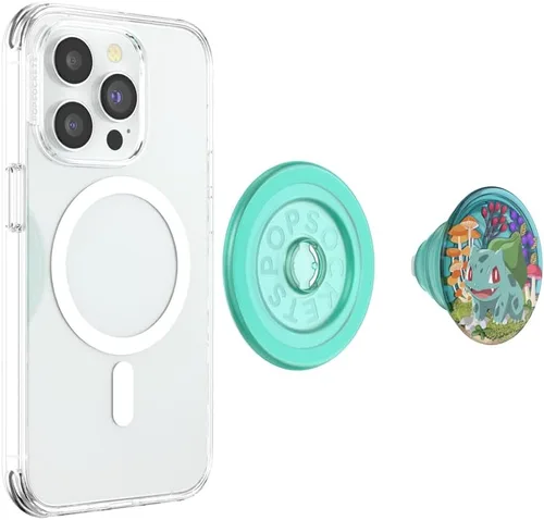 Miniatura 4 de PopSockets Agarre para Teléfono para MagSafe con Soporte, Soporte Magnético, Parte Superior Intercambiable, Sujeción Segura para Fundas MagSafe