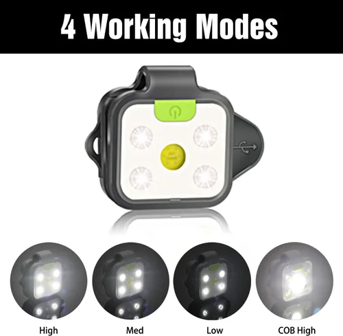 Miniatura 2 de HOKOILN Luces de correr nocturnas al aire libre, paquete de 2 luces LED para correr con batería recargable para camping, senderismo, correr, correr
