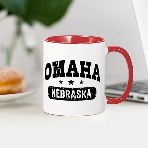 Miniatura 13 de CafePress I Love Nebraska Taza de café de cerámica de 11 oz (11.0 fl oz)