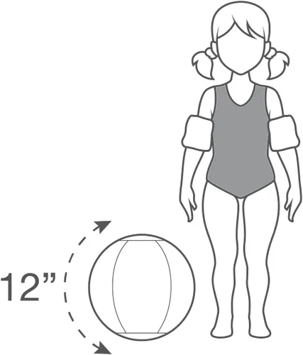 Miniatura 6 de Rae Dunn x CocoNut Float Water Wings & Beach Ball – Alas de agua inflables de tamaño infantil y juguete de agua duradero – Dispositivos de flotación