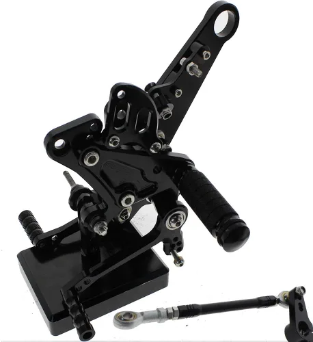 Miniatura 2 de Reposapiés de motocicleta ajustable de aluminio Billet para Ducati Diavel 2011-2015 carbono 2011-2016 AMG 2011-2012 (negro)