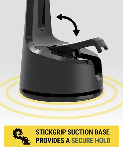 Miniatura 6 de Scosche MEMSQRWD MagicMount Elite - Soporte magnético de carga inalámbrica para el salpicadero/parabrisas del automóvil con cargador rápido USB-C