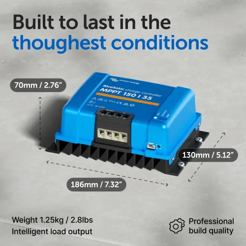 Miniatura 3 de Victron Energy BlueSolar MPPT Controlador de carga solar - Controladores de carga para paneles solares - 150V, 35 amperios, 12/24/36/48 voltios