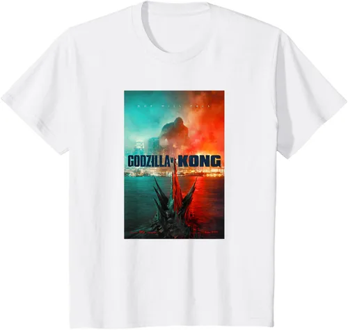Miniatura 17 de Godzilla vs Kong - Camiseta oficial con póster, Negro