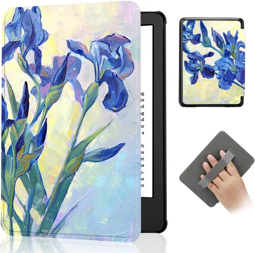 Miniatura 14 de SCSVPN Funda para Kindle de 10ª generación de 6 pulgadas (versión 2019, modelo J9G29R), funda de cuero de alta calidad ultra fina y ligera con Negro