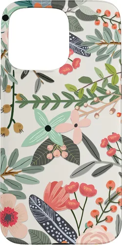 Miniatura 30 de Funda con diseño floral botánico de jardín colorido para iPhone 14