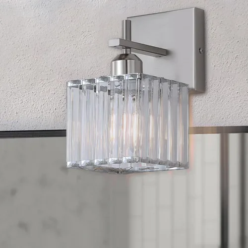 Miniatura 14 de Aplique de pared moderno negro, luminaria interior cableada de 1 luz con casquillo de cerámica E26 para dormitorio, pasillo, sala de estar