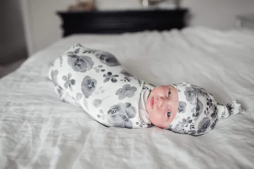Miniatura 4 de Copper Pearl Baby Beanie Hat Top Knot